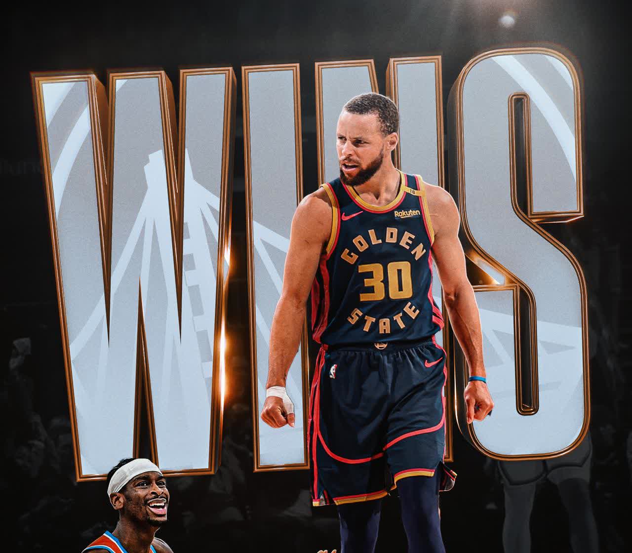 勇士轻取雷霆，取得四连胜