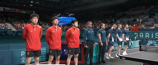 法国队碾压中国队,马龙刷新纪录 法国队碾压中国队,马龙刷新纪录